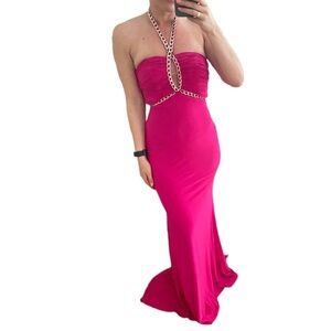 Jovani Evening Gown Fuschia